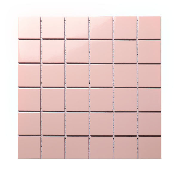 Pink Matt Square Mosaic