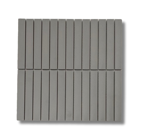 Japanese Unglazed Grey Finger Mosaic