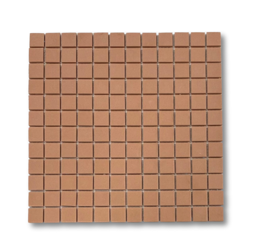 Japanese Unglazed Terracotta Square Mosaic