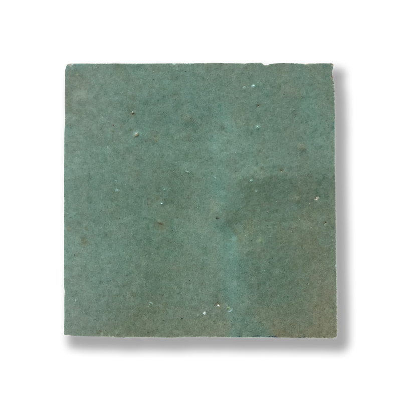 Clay Zellige Spearmint Tile