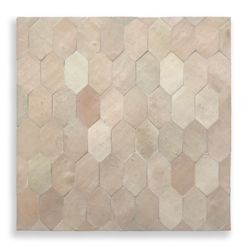 Natural Clay Long Hex