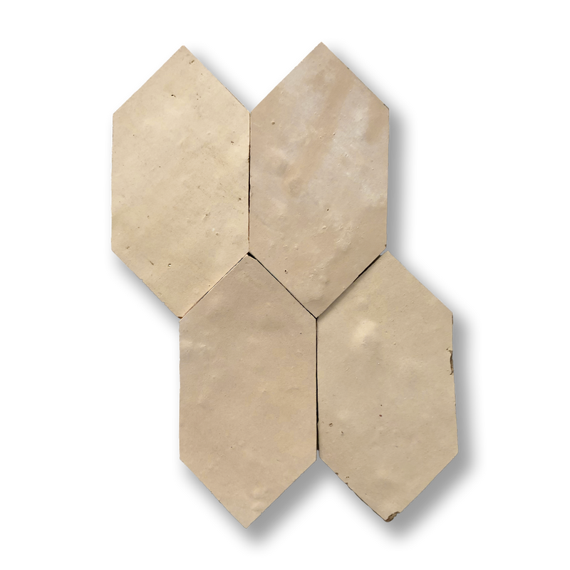 Clay Long Hex Natural