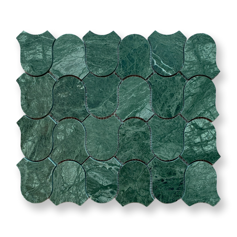 Taj Green Onda Mosaic