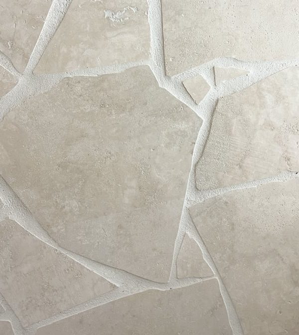 Crema Travertine Crazy Pave