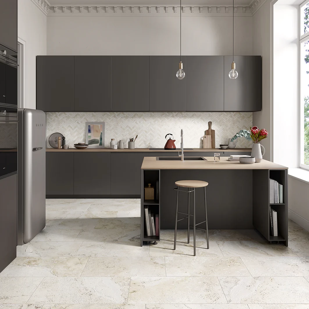 Earthstone Travertine Oro Porcelain Tile - Image 3