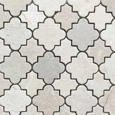 Cairo Crema Marfil Tumbled Mosaic