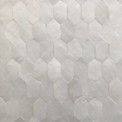 Clay Long-Hex Lily Zellige Tile