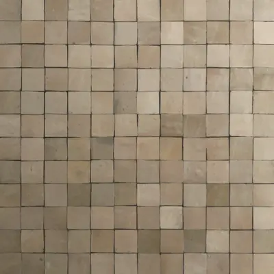 Clay Zellige Wheat Mosaic