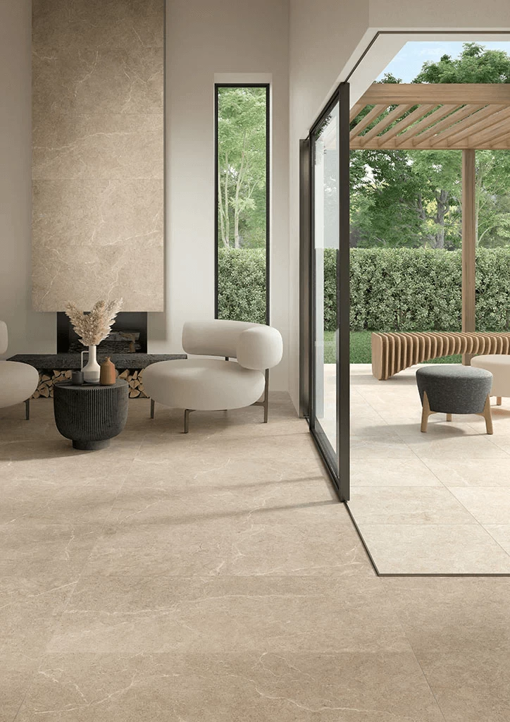 Sacred Stone Beige Italian Porcelain Tile - Image 2