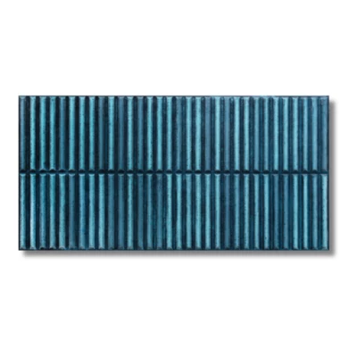 Italia Series Blue Stripes Wall Tile - Image 4