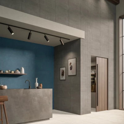 Italia Series Grey Stripes Wall Tile - Image 3