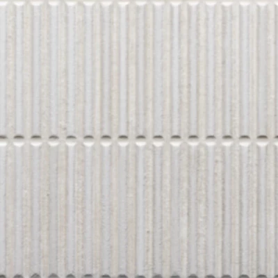 Italia Series White Gloss Stripes Wall Tile