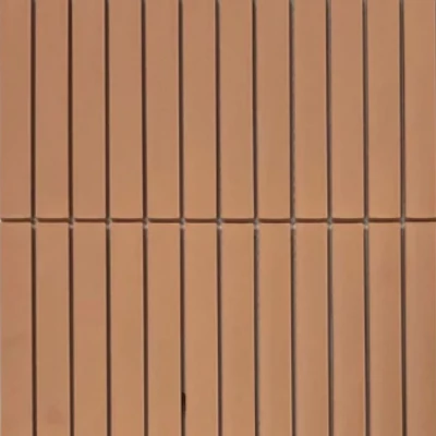 Japanese Unglazed Terracotta Finger Mosaic