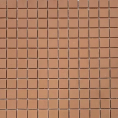 Japanese Unglazed Terracotta Square Mosaic