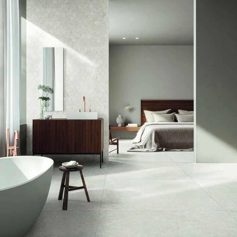 Kynthos White Italian Porcelain Tile - Image 2