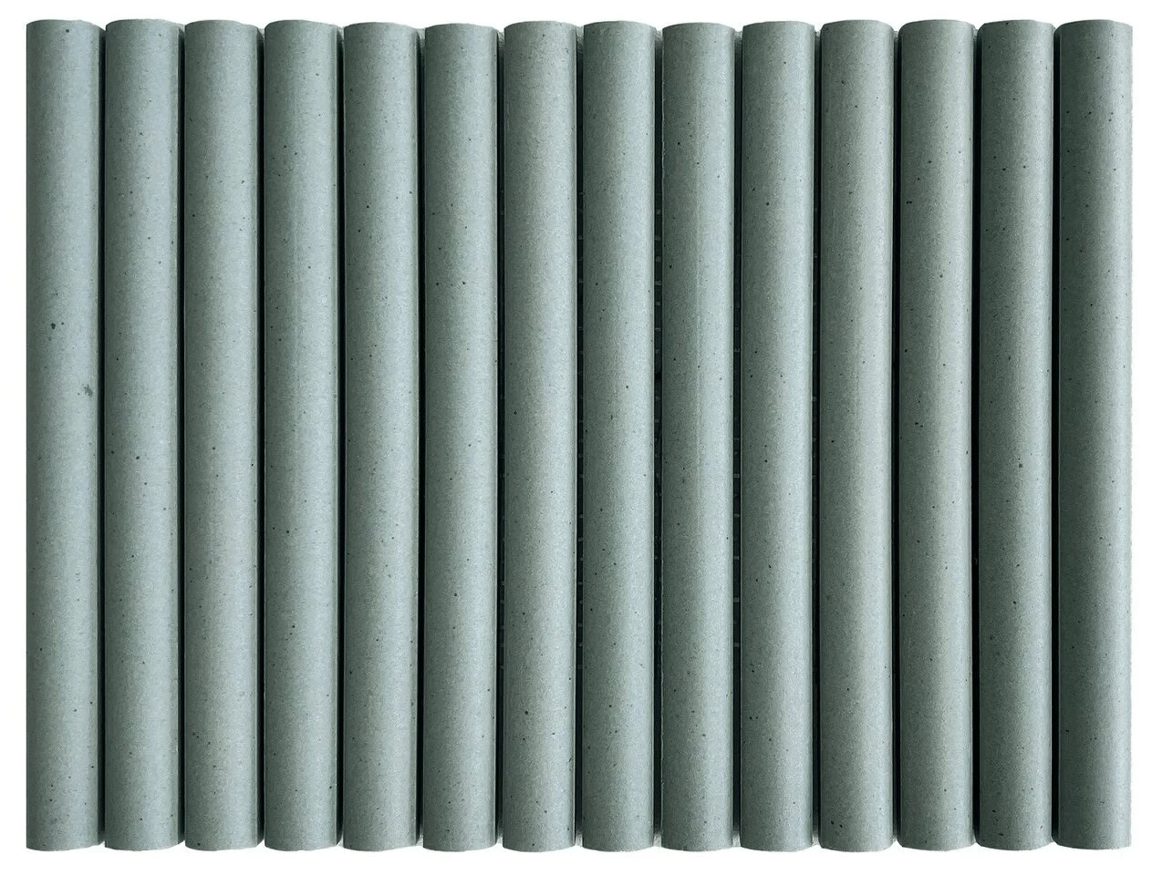 Unglazed Flute Light Green Mosaic