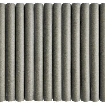 Unglazed Flute Light Grey Porcelain Mosaic