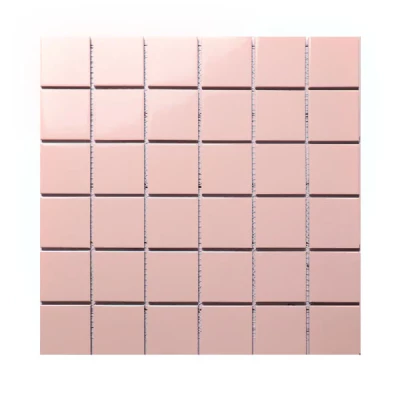 Zen Square Pink Matt Mosaic
