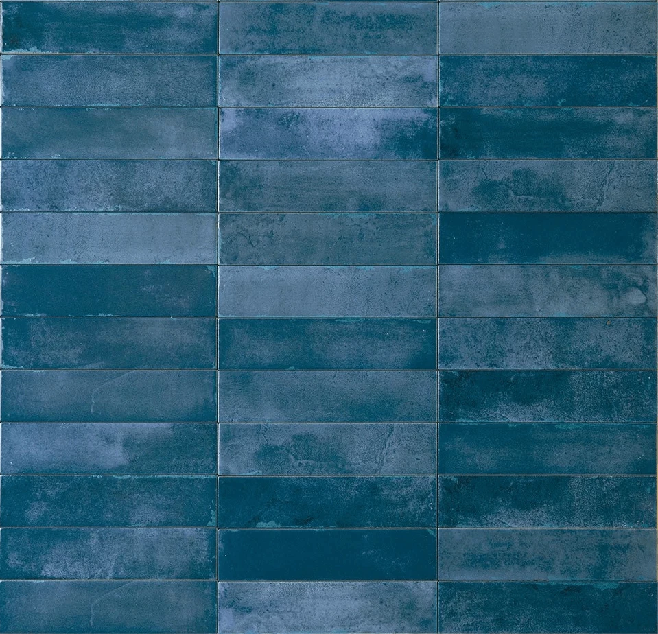 Momo Blue Italian Brick Subway