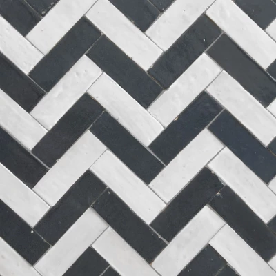 Moroccan Bejmat Charcoal Zellige Tile - Image 3