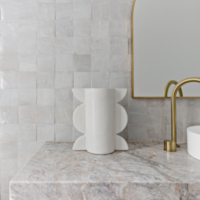 Moroccan Zellige Lily Tile - Image 4