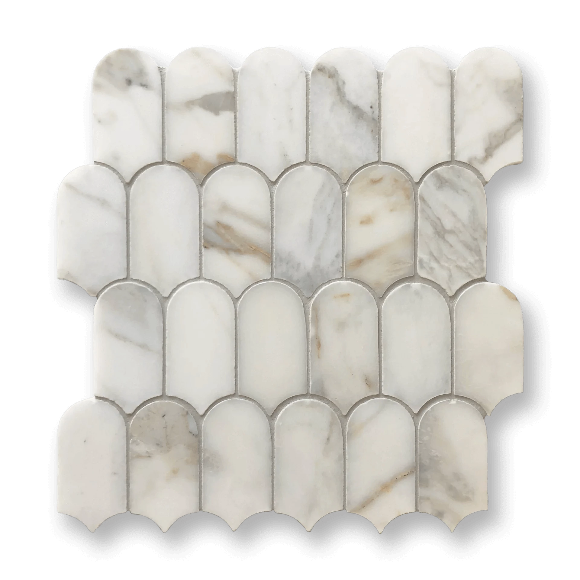 Calacatta Gold Arch Mosaic