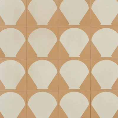 Sarah Ellison Scallop Cement Encaustic