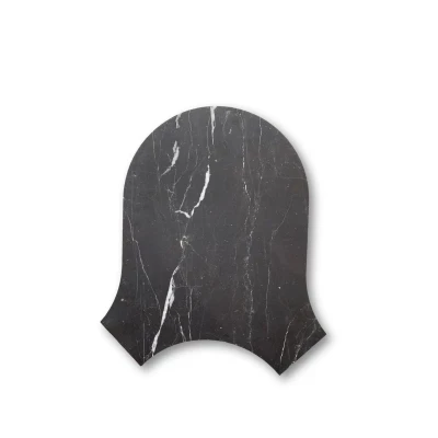 Zabella Nero Marquina Honed Stone Tile