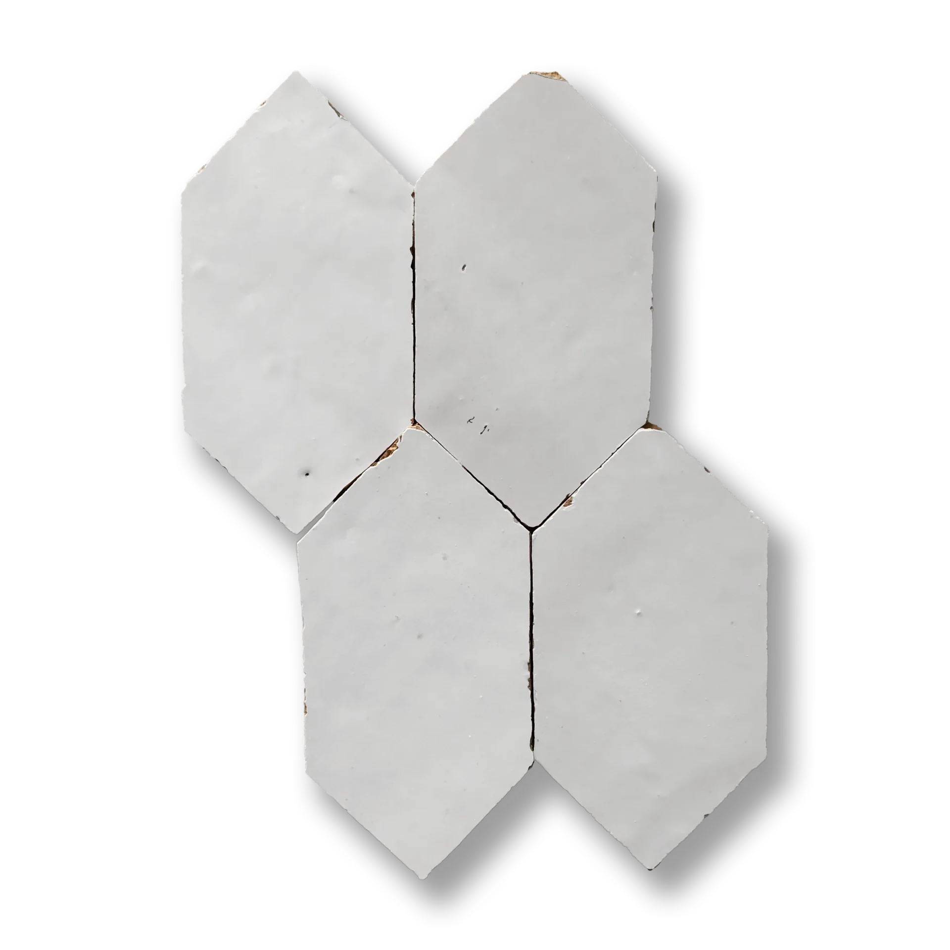 Clay Long-Hex Lily Zellige Tile - Image 3