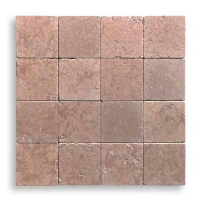 Elementa Rosso Verona Tumbled Natural Stone Tile
