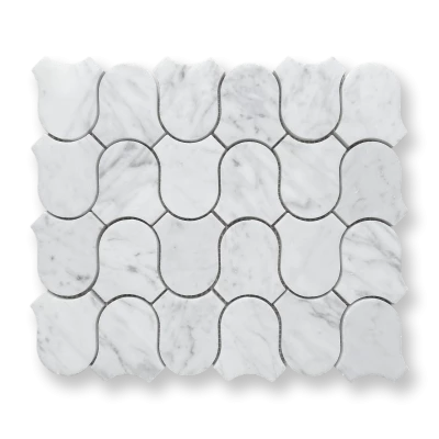 Onda Carrara C Natural Stone Mosaic