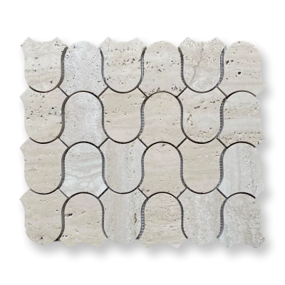 Onda Travertine Classico Natural Stone Mosaic (INDENT)