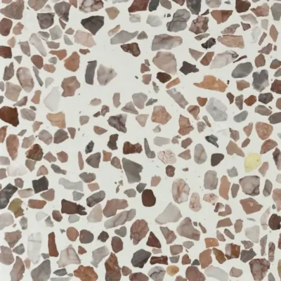 Flamingo Coral Cement Encaustic Terrazzo