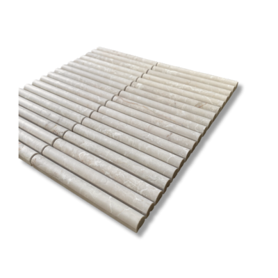 Botticino Mini Flute Stone Mosaic