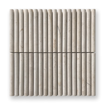 Utica Limestone Mini Flute Mosaic