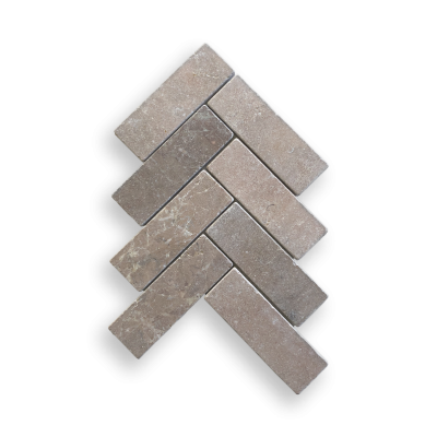 ROSA MURCIA, TUMBLED, HERRINGBONE