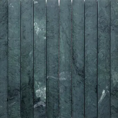 Concave Taj Green Honed Mosaic