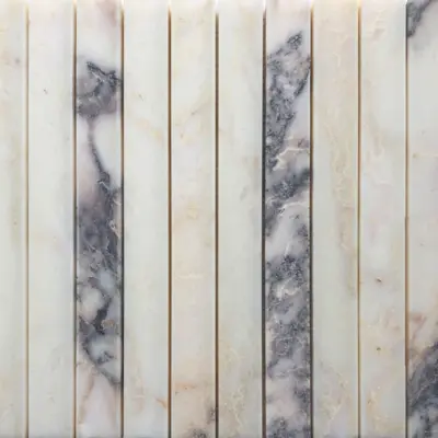 Concave Viola Oro Honed Mosaic