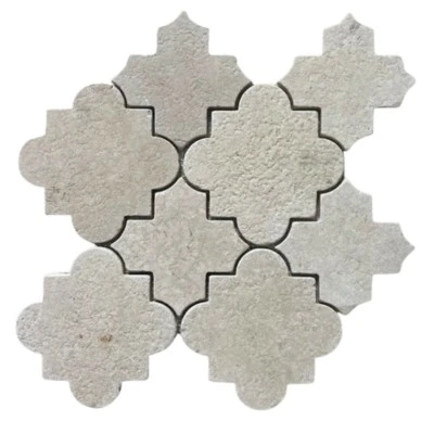 Cairo Crema Marfil Jumbo Tumbled Mosaic