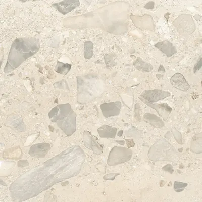 Sassi Pebble Terrazzo Look Avorio Tile