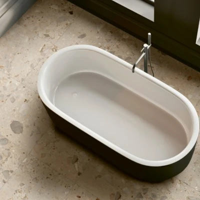 Sassi Pebble Terrazzo Look Grigio Tile - Image 3