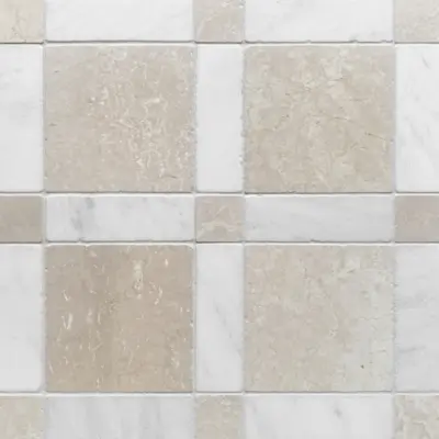 Lyon Botticino & Oriental White Mosaic
