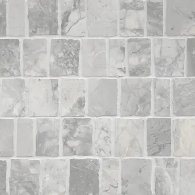 Olivetti Superwhite Quartzite Mosaic