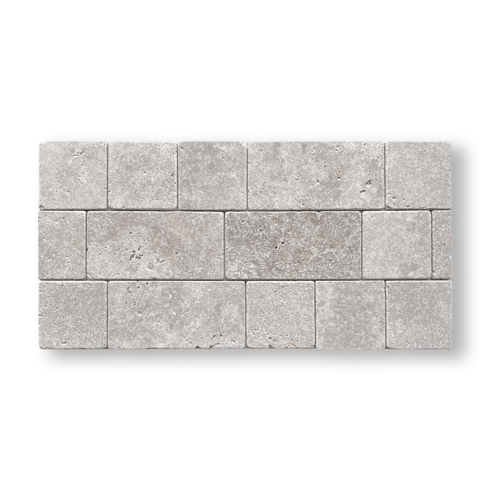 Pietra Mura Travertine Noce Tumbled Tile - Image 3