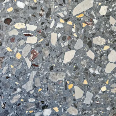 Natural Italian Terrazzo Nero Multi Colour