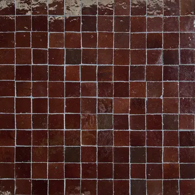Clay Zellige Chocolate Mosaic